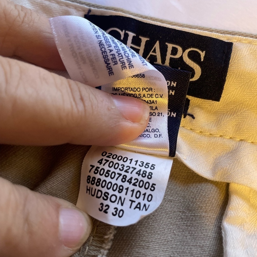 Chaps Men's Khaki Chinos - Picture 7 of 7
